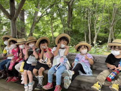 年少　ふじ　もも　ゆり「アヤメ川散策」7月1日(金)